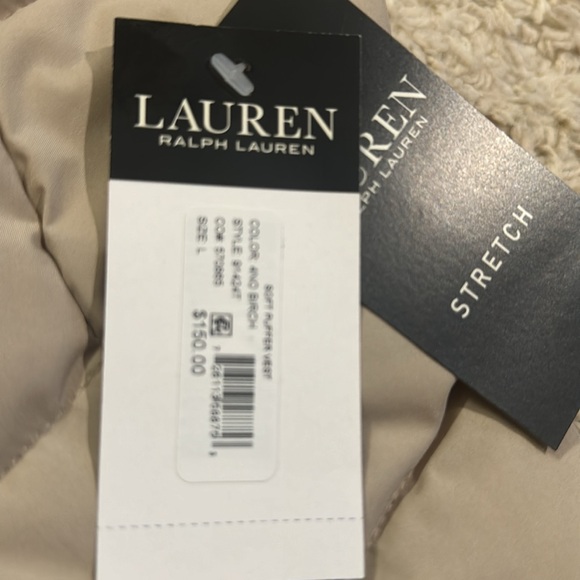 Ralph Lauren Sleeveless Puffer Hood New Size Large - Picture 8 of 12